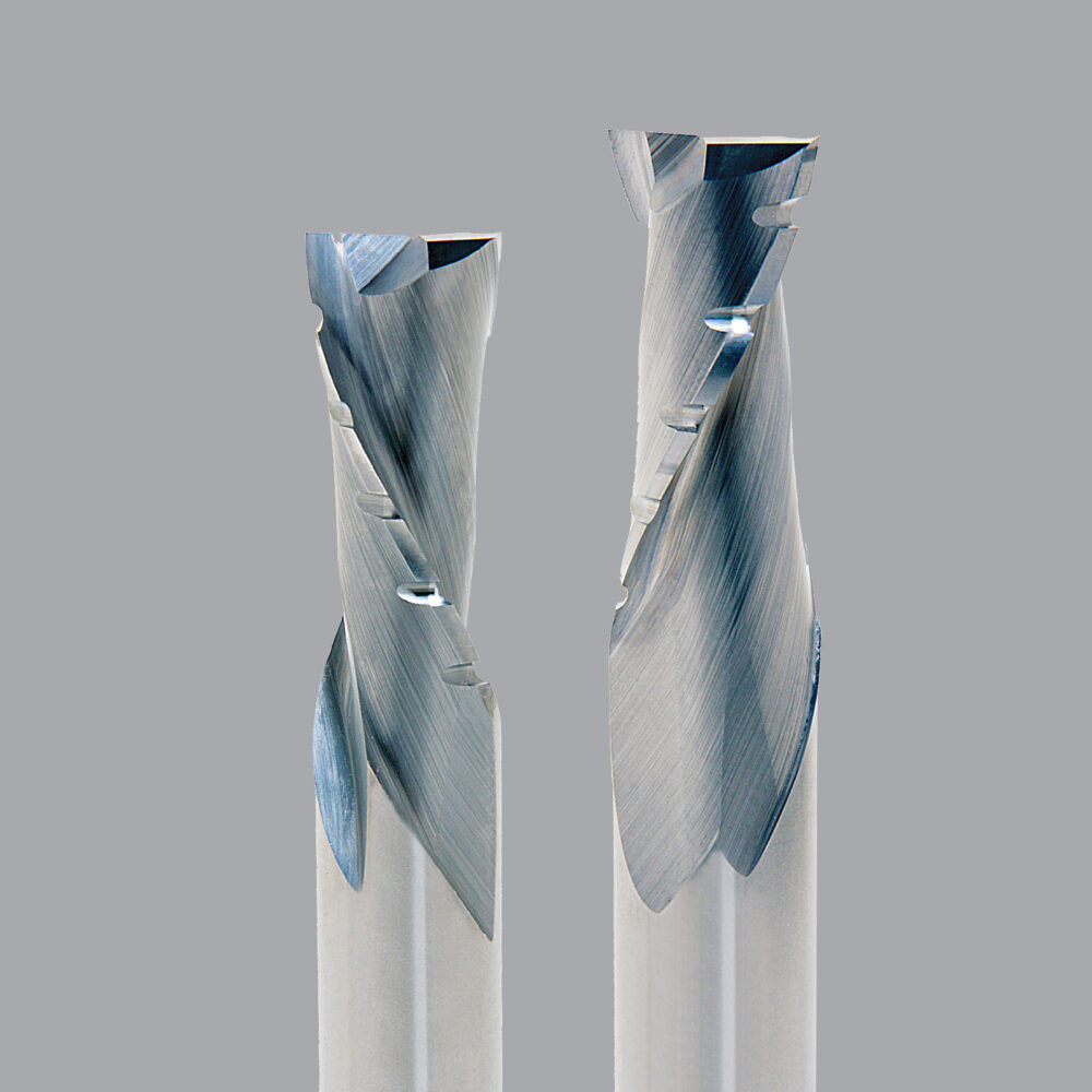 60-950 Series Solid Carbide – Double Flute Downcut Spiral Router Bit | Onsrud