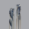 60-350 Series Solid Carbide - Downcut Chipbreaker Spiral Router Bit - 1/2", 1/2", 1-3/8", 3", 1/2" DIA SOLID CARBIDE ROUTER CUTTER, Up, 3