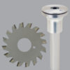 70-100 Series Carbide Tipped - Trim Blade and Arbors | Onsrud - 1/2", 4-1/2", 1/2" DIA ARBOR, N/A, 0.0degrees, 0.0000in